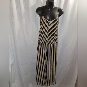 Just be striped jumpsuit size medium